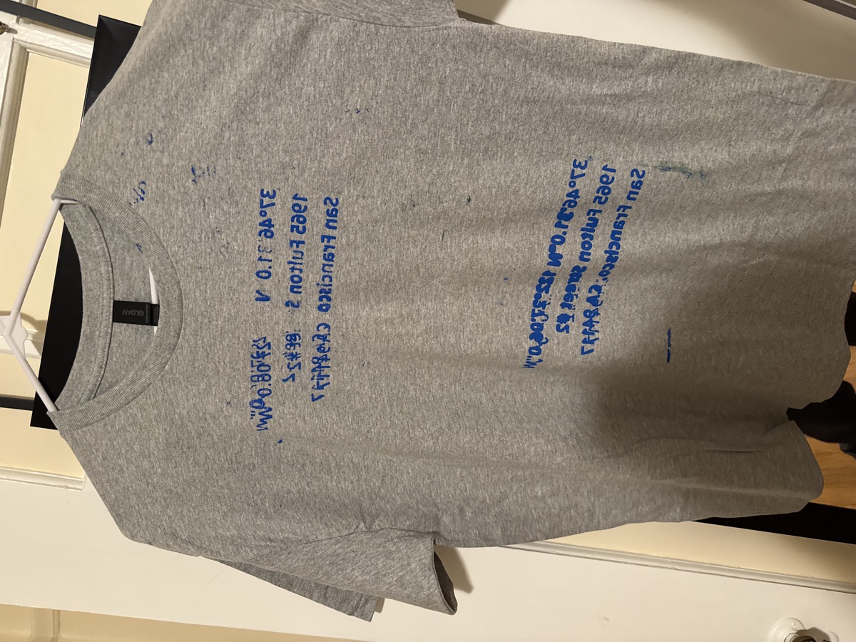a screen-printed shirt - second attempt